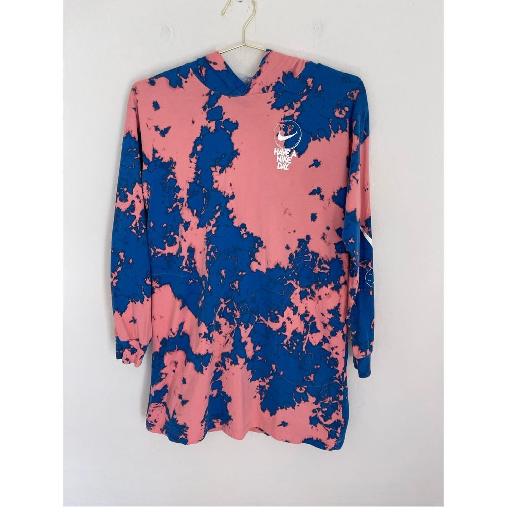 NIKE Tie Dye "Have A Nike Day" Hoodie Dress Size M
